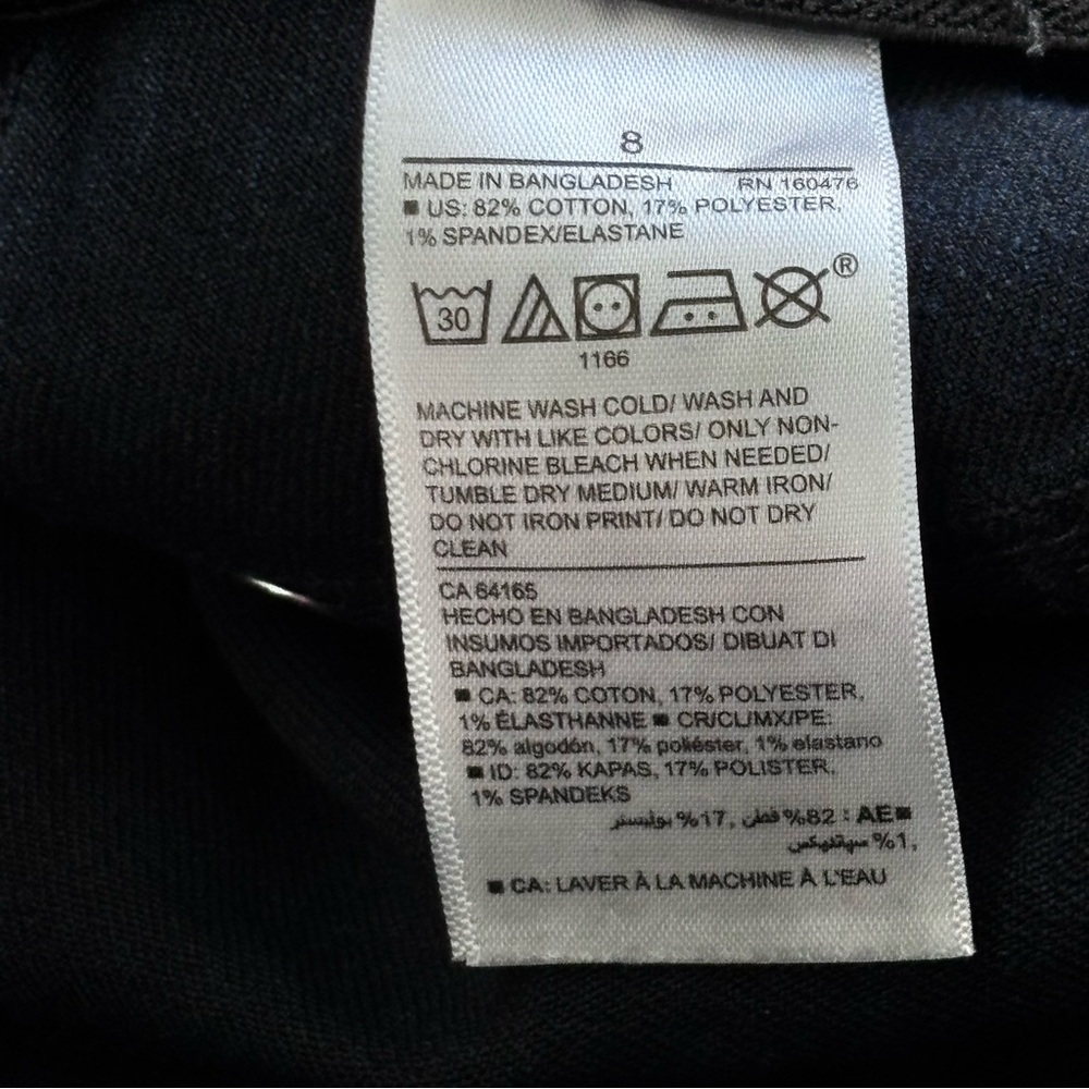 Old Navy Super Skinny Mid-Rise Jeggings Women’s Size 8 Dark Wash Pull-On - Picture 8 of 9